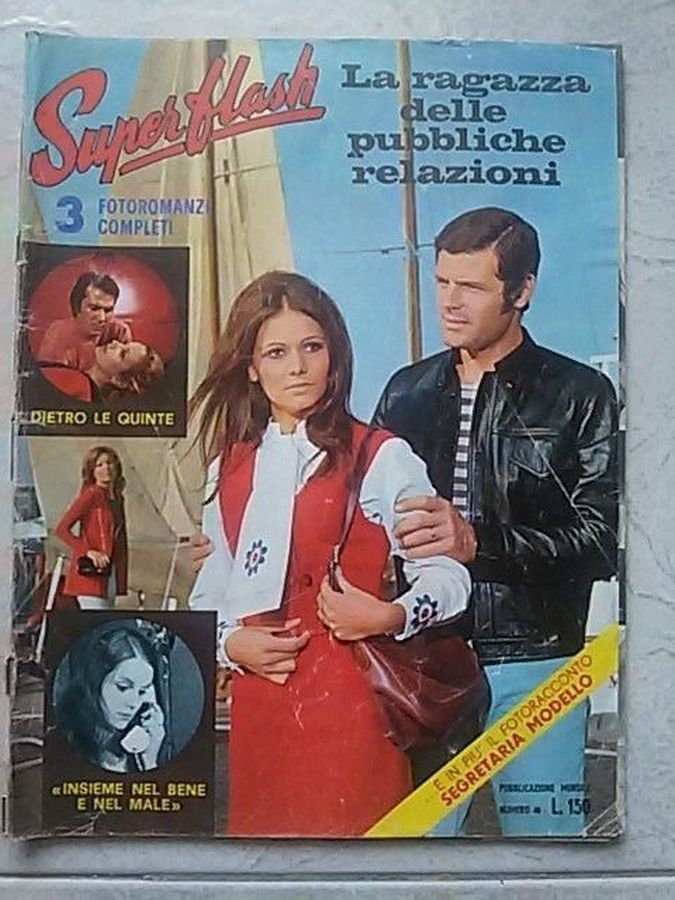 SUPERFLASH magazine side cover Issue 46  April 1972
