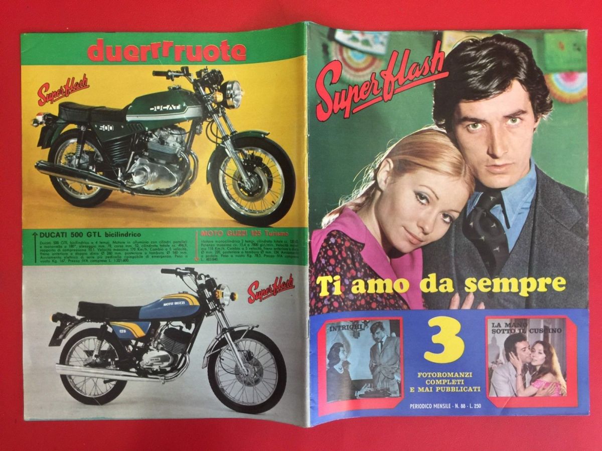 SUPERFLASH magazine side cover Issue 88  October 1975