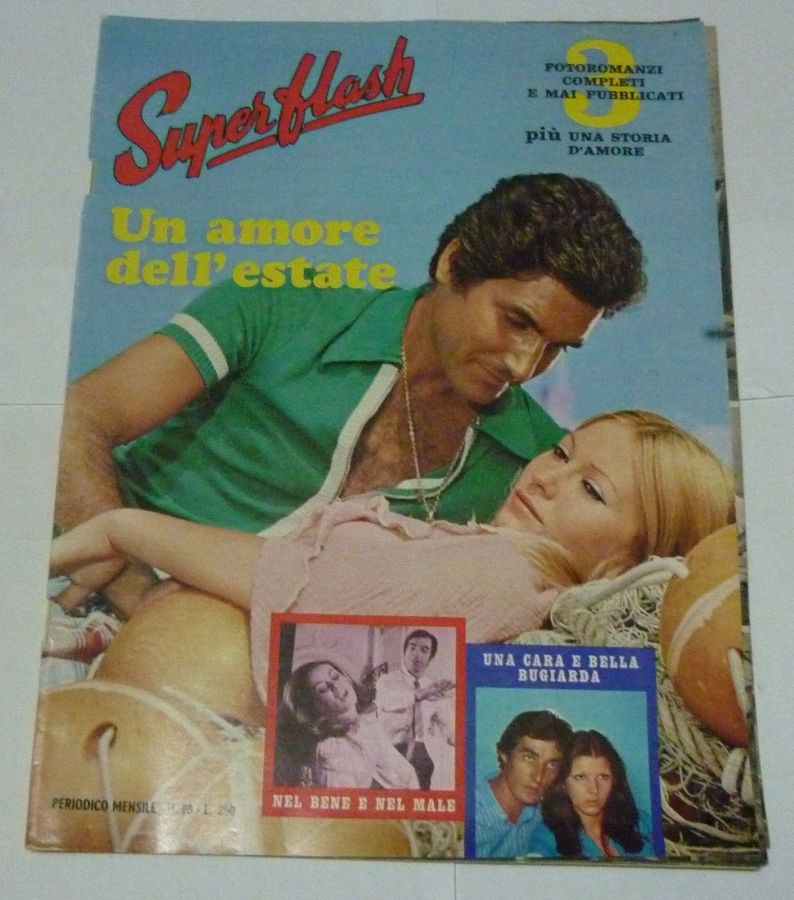 SUPERFLASH magazine side cover Issue 98  August 1976