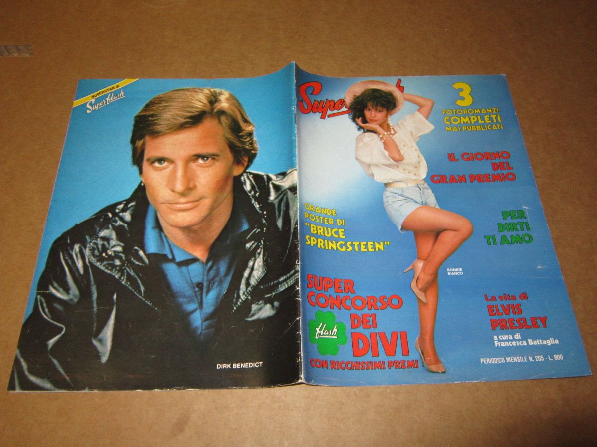 SUPERFLASH magazine side cover Issue 205  July 1985