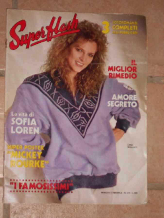 SUPERFLASH magazine side cover Issue 218  August 1986