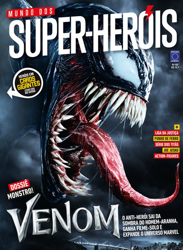 MUNDO DOS SUPER HEROIS magazine side cover Issue 103   
