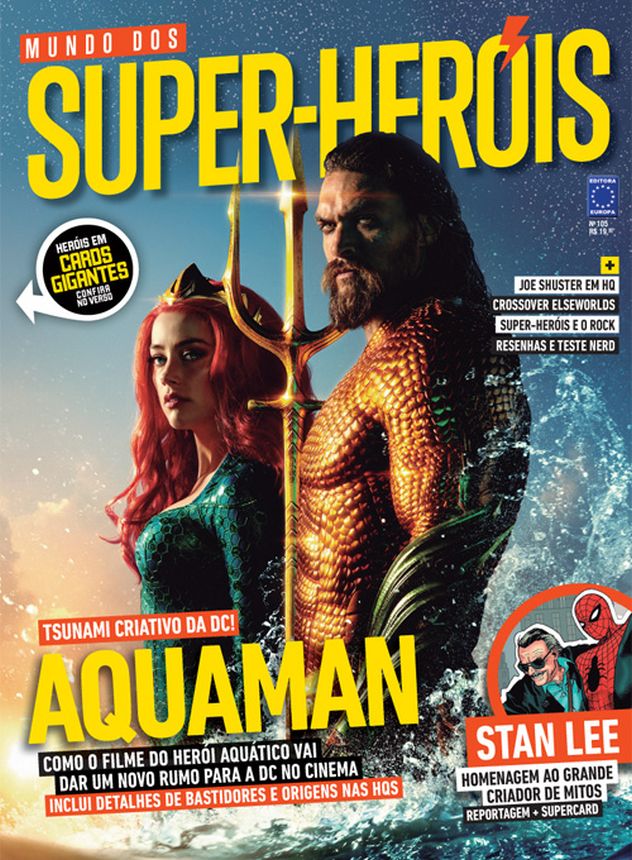 MUNDO DOS SUPER HEROIS magazine side cover Issue 105   