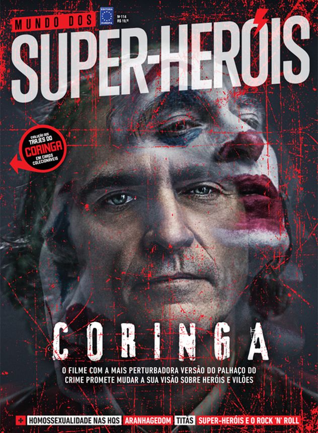 MUNDO DOS SUPER HEROIS magazine side cover Issue 114   