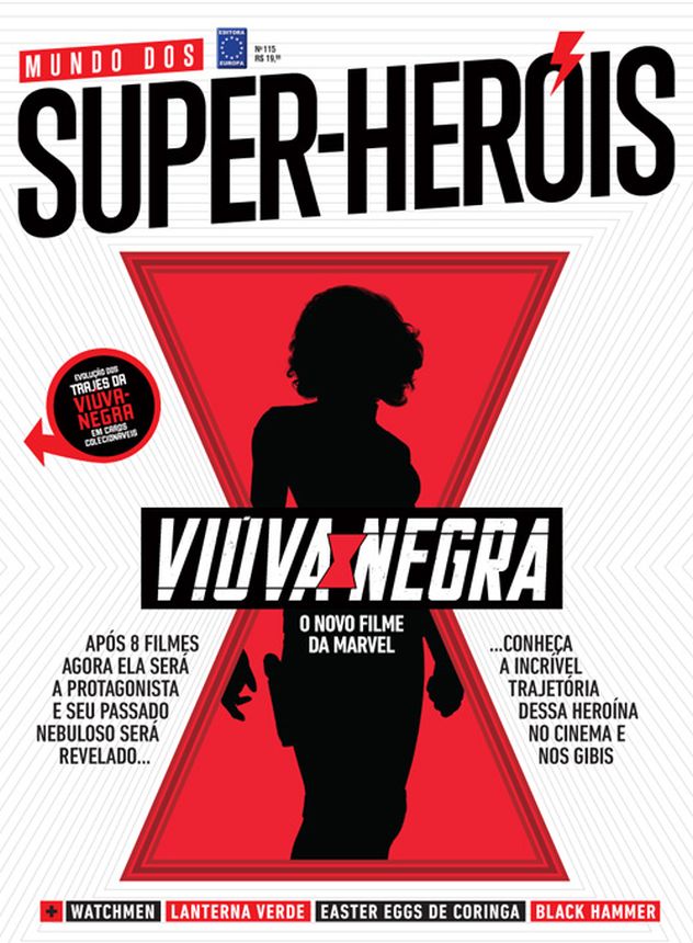 MUNDO DOS SUPER HEROIS magazine side cover Issue 115   