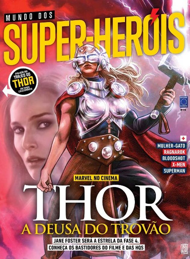 MUNDO DOS SUPER HEROIS magazine side cover Issue 118   