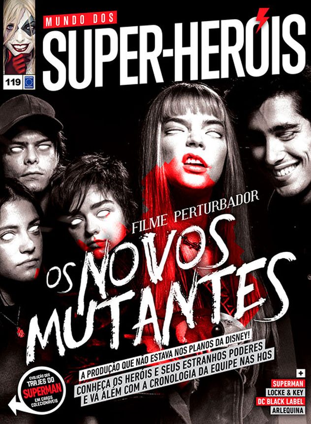 MUNDO DOS SUPER HEROIS magazine side cover Issue 119   
