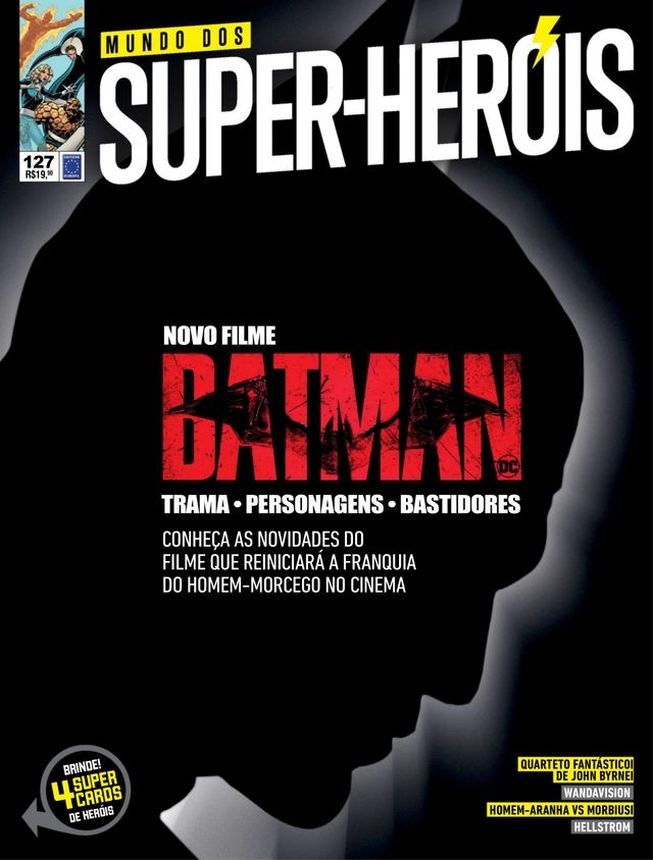 MUNDO DOS SUPER HEROIS magazine side cover Issue 127   