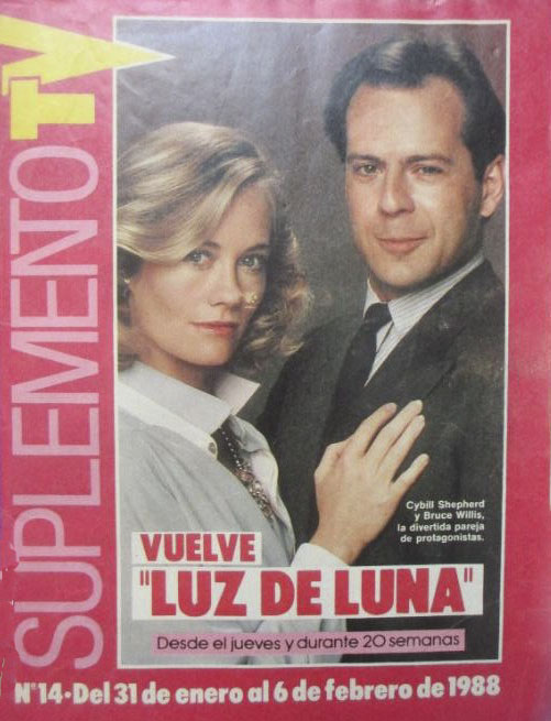 SUPLEMENTO TV magazine side cover Issue 14 31 January 1988