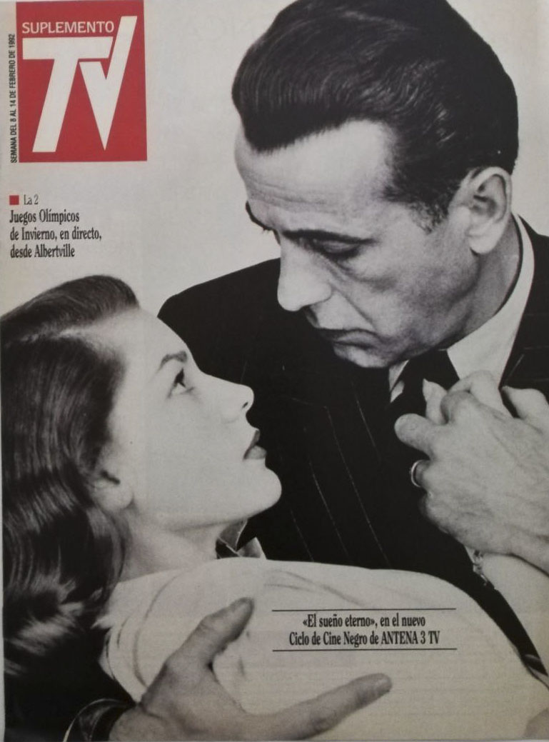 SUPLEMENTO TV magazine side cover Issue 224 8 February 1992