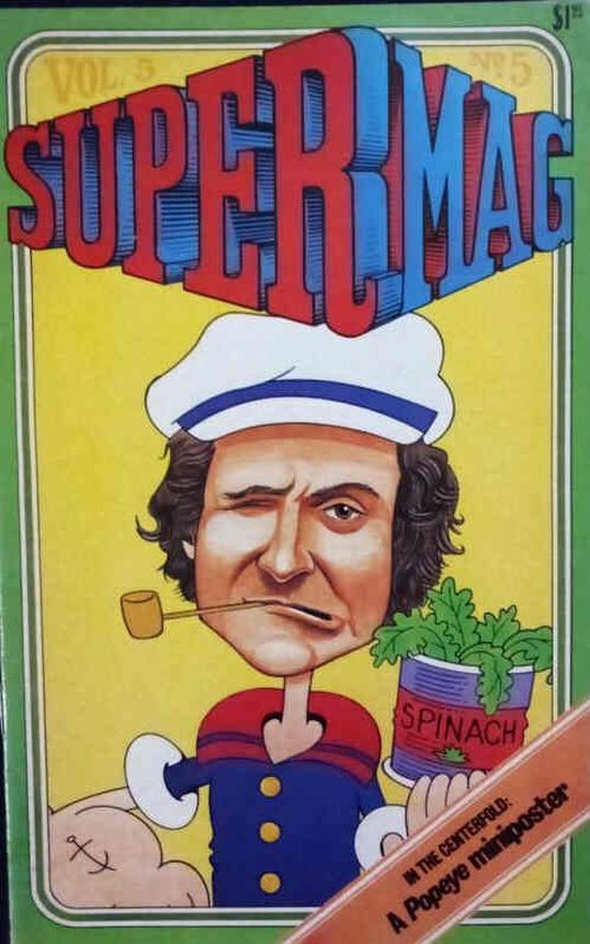 SUPERMAG magazine side cover  Vol 5 No  5   1981