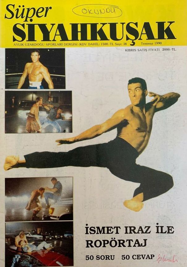 SUPER SIYAHKUSAK magazine side cover Issue 38  July 1990