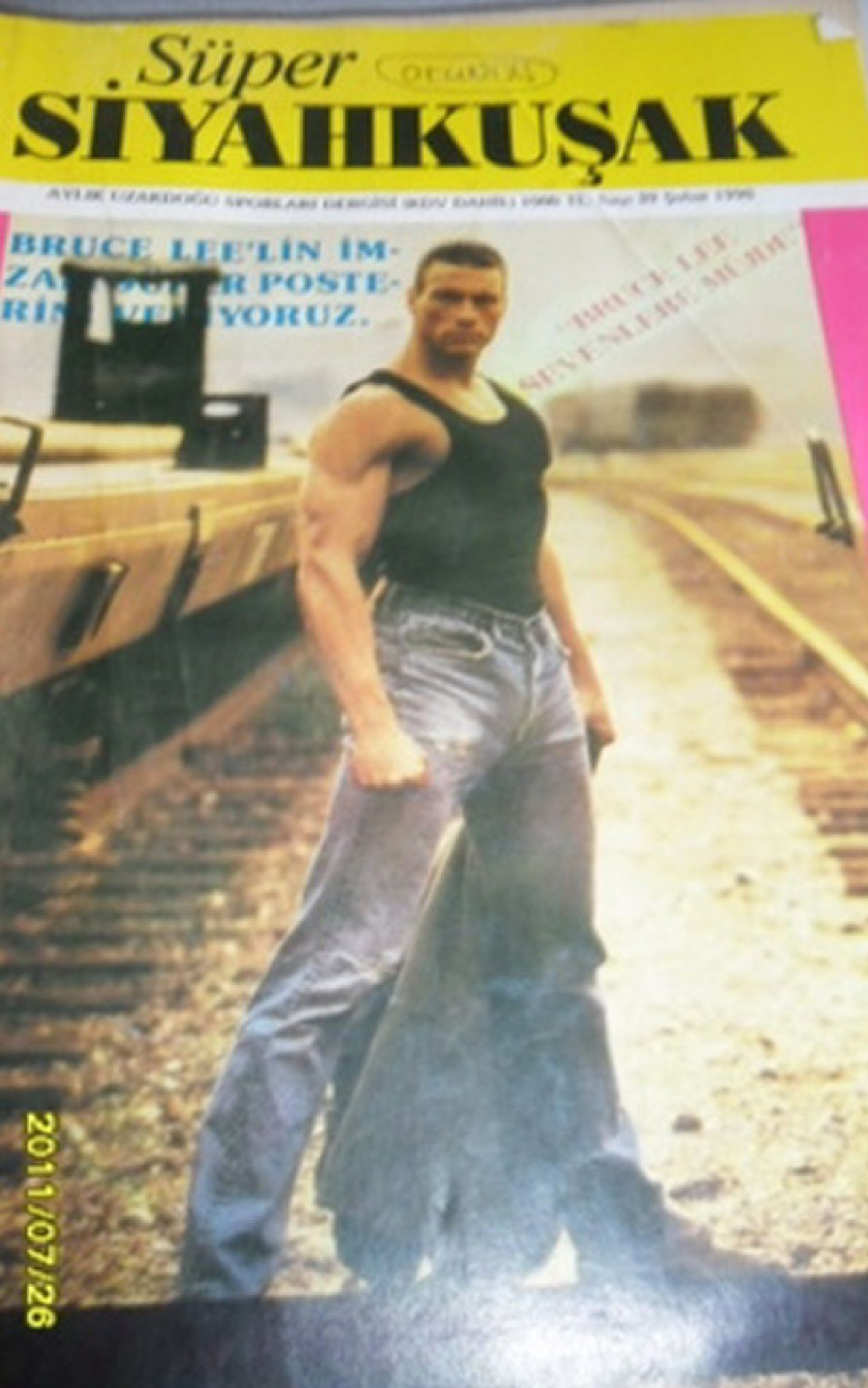 SUPER SIYAHKUSAK magazine side cover Issue 39   1990