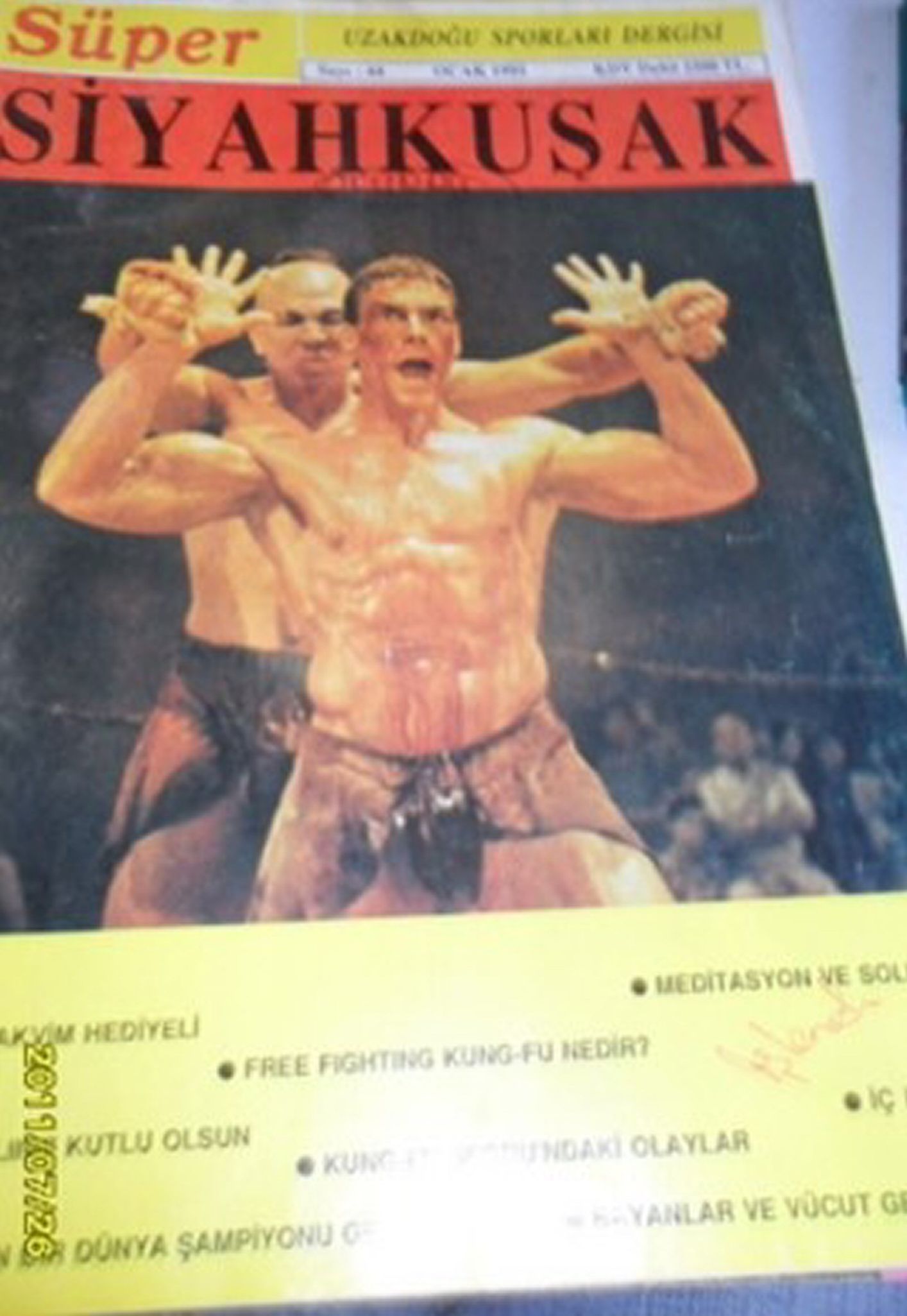 SUPER SIYAHKUSAK magazine side cover Issue 44   1991