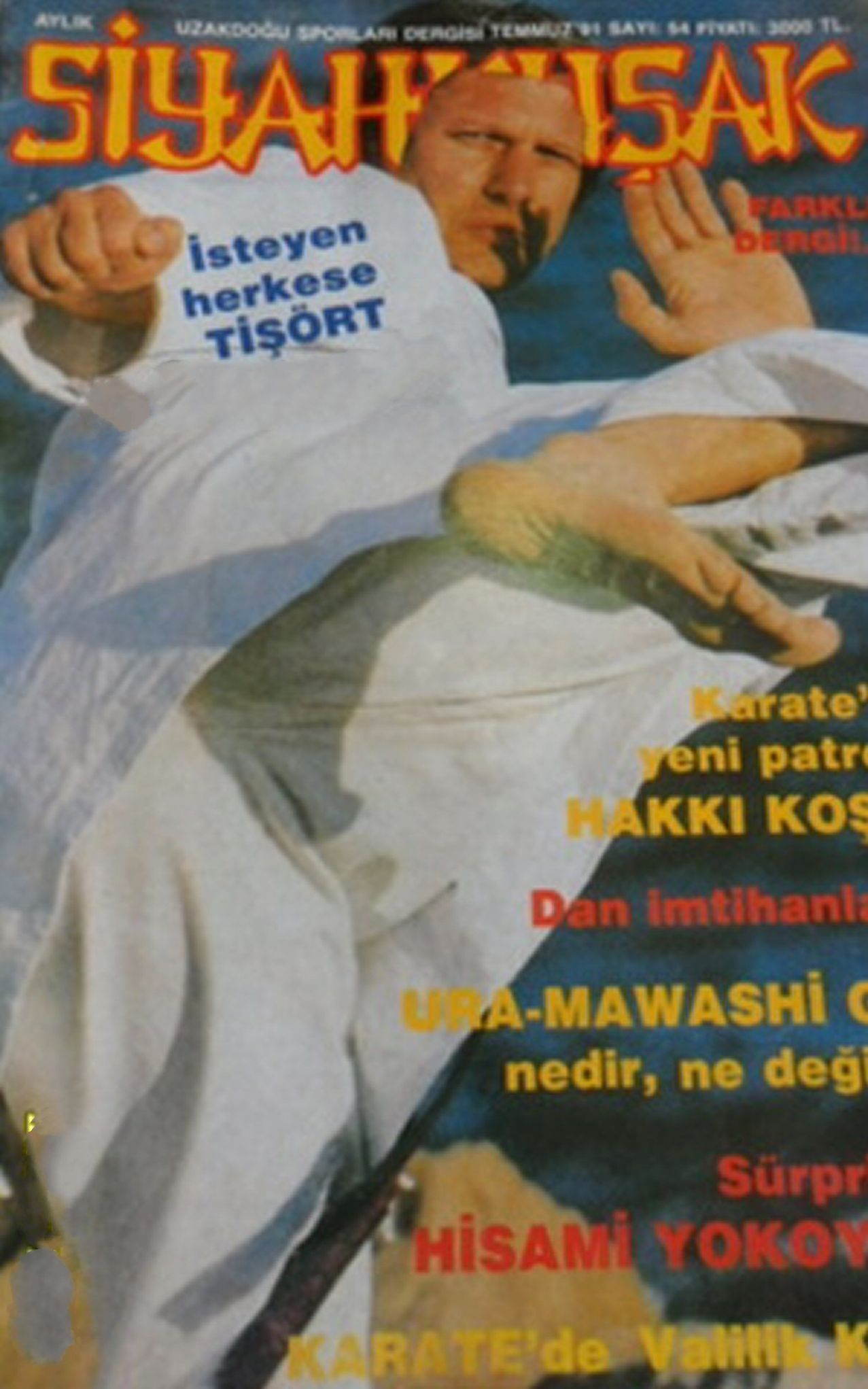 SUPER SIYAHKUSAK magazine side cover Issue 54   1991