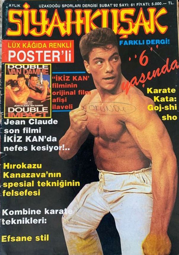 SUPER SIYAHKUSAK magazine side cover Issue 61  February 1992