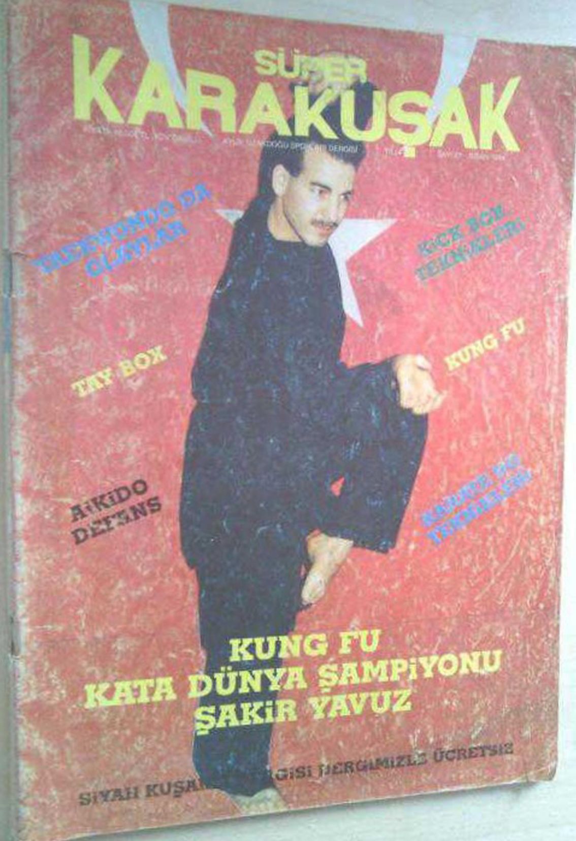 SUPER SIYAHKUSAK magazine side cover Issue 87?  April 1994
