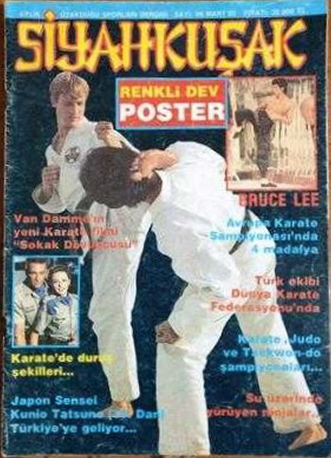 SUPER SIYAHKUSAK magazine side cover Issue 98  March 1995