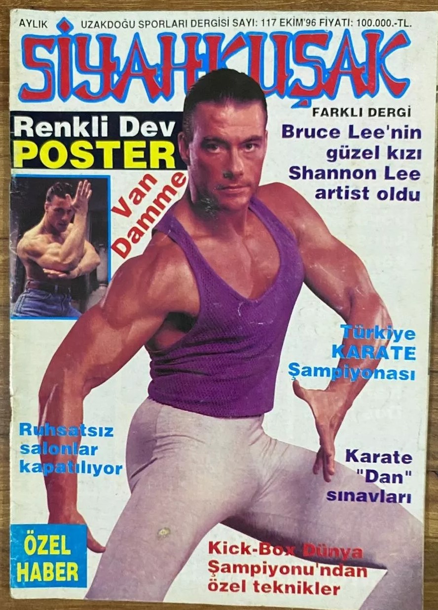 SUPER SIYAHKUSAK magazine side cover Issue 117  October 1996