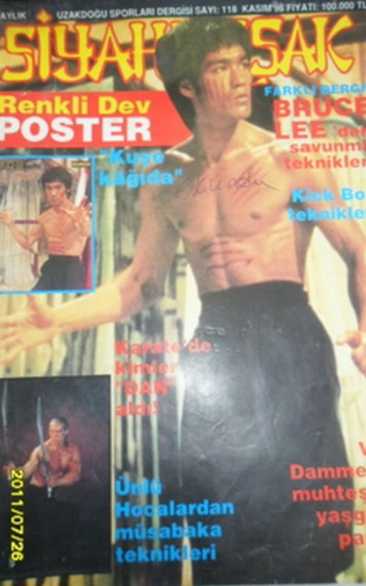 SUPER SIYAHKUSAK magazine side cover Issue 118   1996