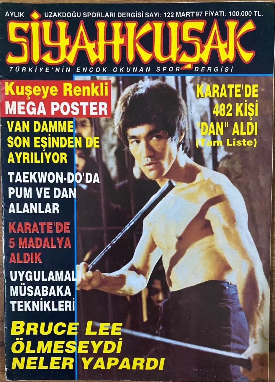 SUPER SIYAHKUSAK magazine side cover Issue 122  March 1997