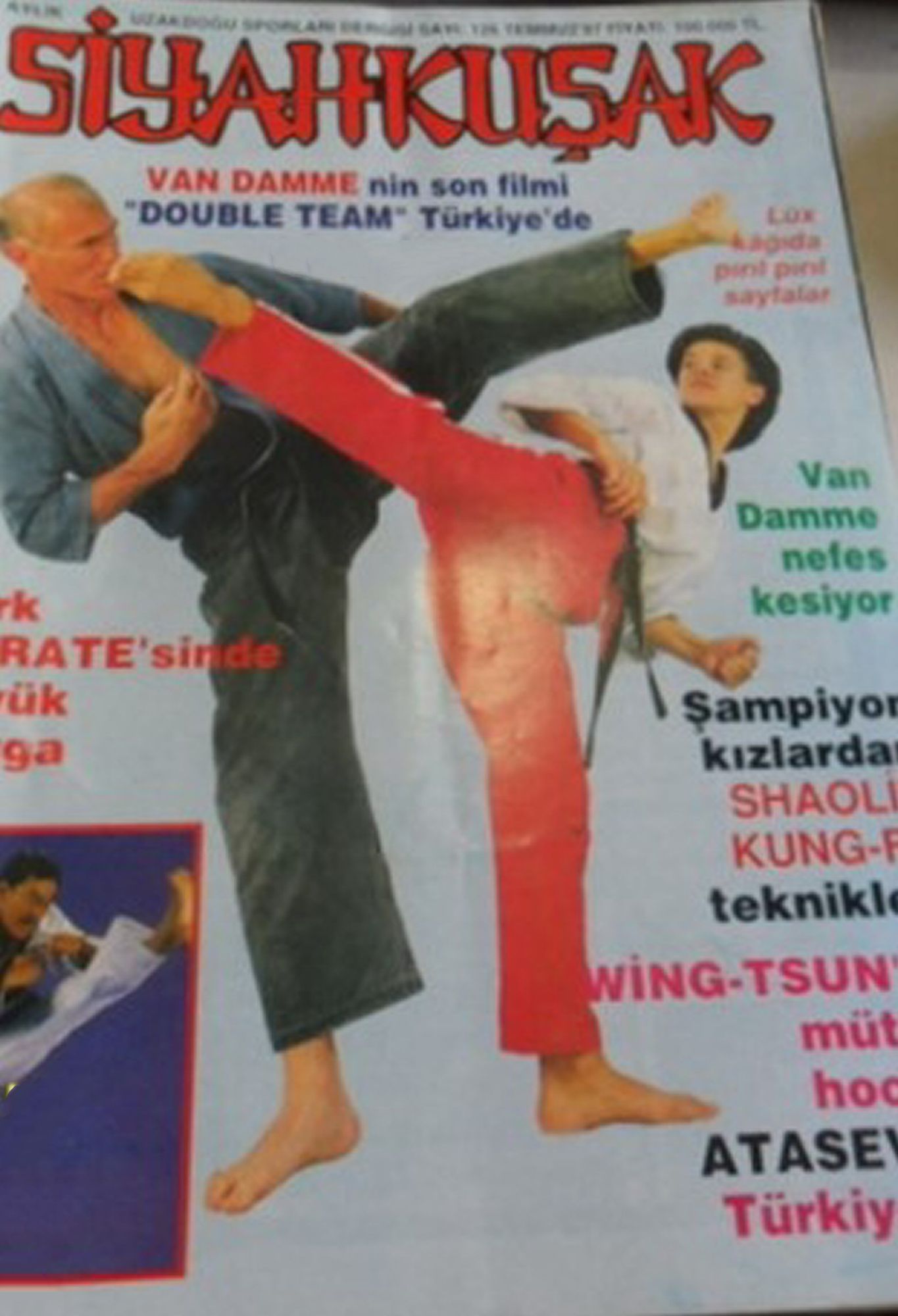 SUPER SIYAHKUSAK magazine side cover Issue 126   1997