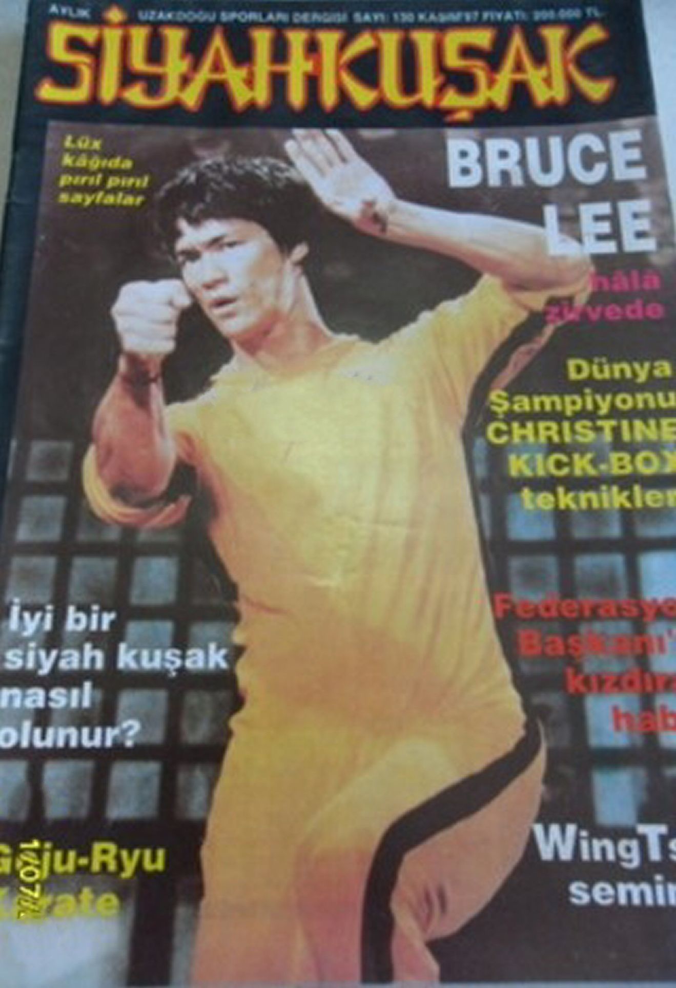SUPER SIYAHKUSAK magazine side cover Issue 130   1997