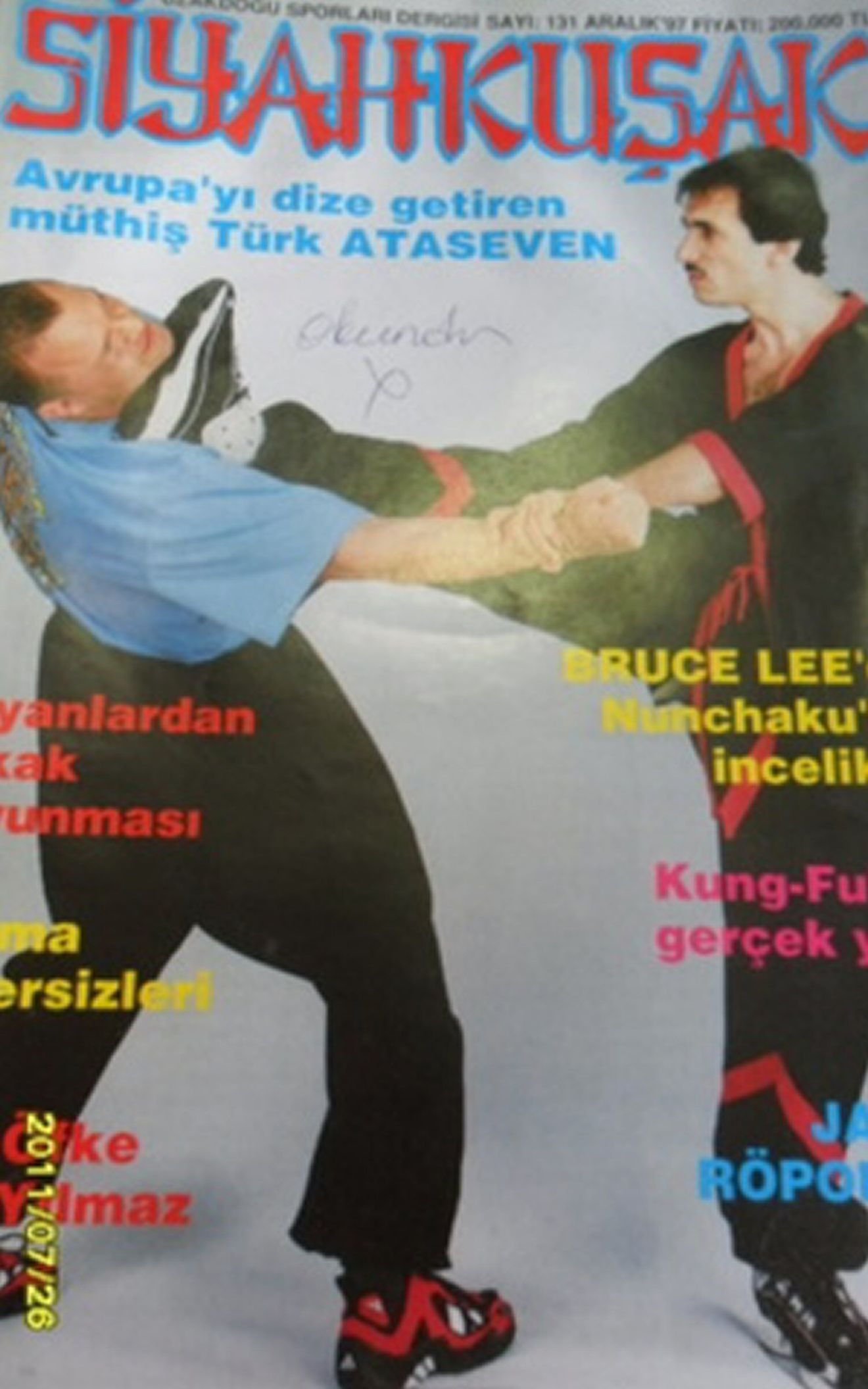 SUPER SIYAHKUSAK magazine side cover Issue 131   1997