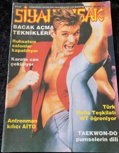 SUPER SIYAHKUSAK magazine side cover Issue 134  March 1998