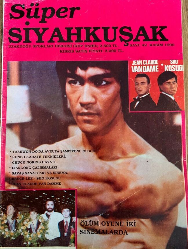 SUPER SIYAHKUSAK magazine side cover Issue 42  November 1990