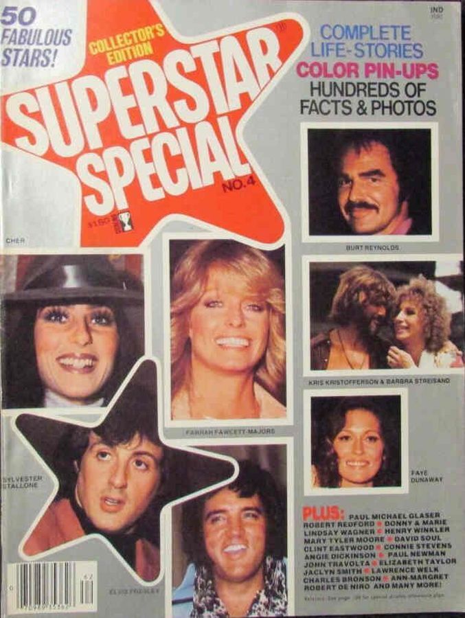 SUPERSTAR magazine side cover Issue 4   1977