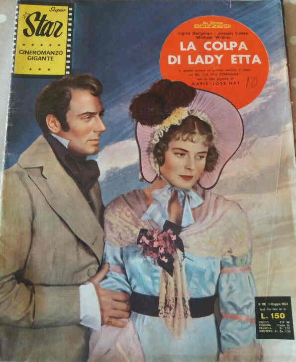 SUPER STAR CINEROMANZO GIGANTE magazine side cover Issue 116  May 1964