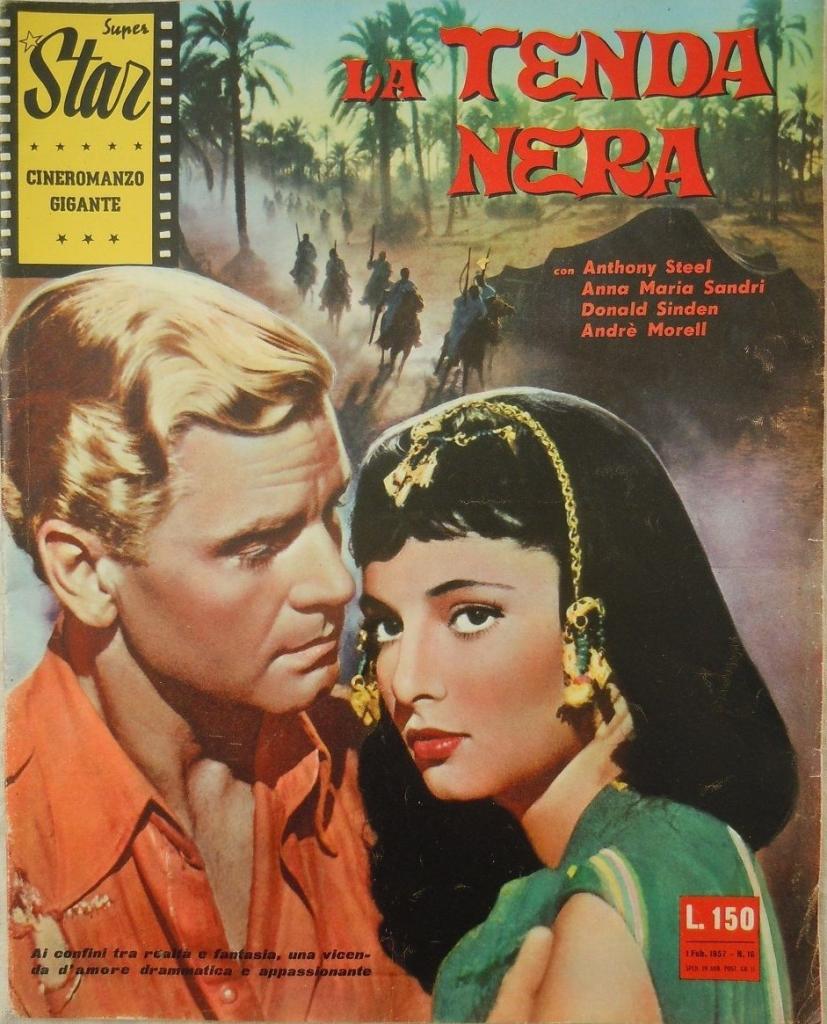 SUPER STAR CINEROMANZO GIGANTE magazine side cover Issue 16 1 February 1957
