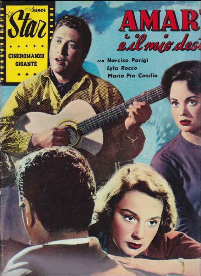 SUPER STAR CINEROMANZO GIGANTE magazine side cover Issue 30 November 1957