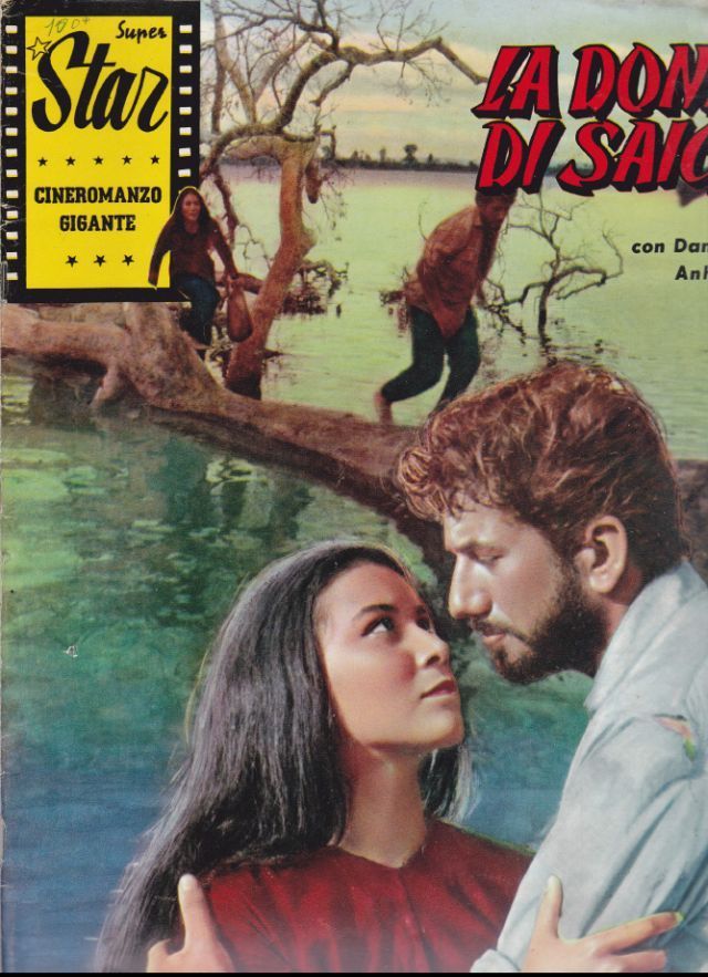 SUPER STAR CINEROMANZO GIGANTE magazine side cover Issue 33 January 1958