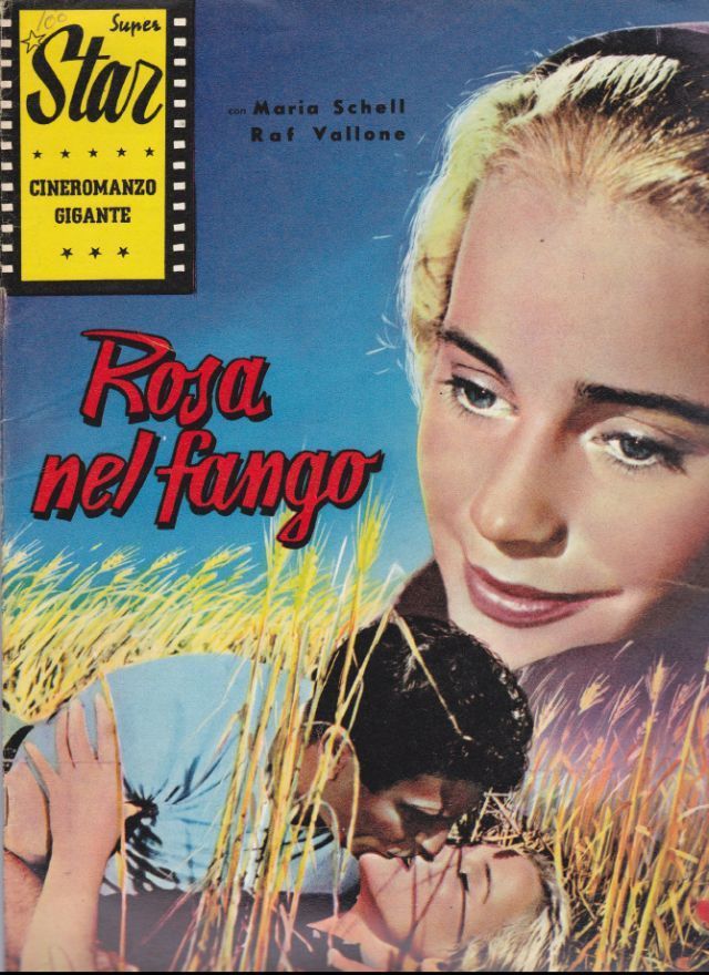 SUPER STAR CINEROMANZO GIGANTE magazine side cover Issue 36 February 1958