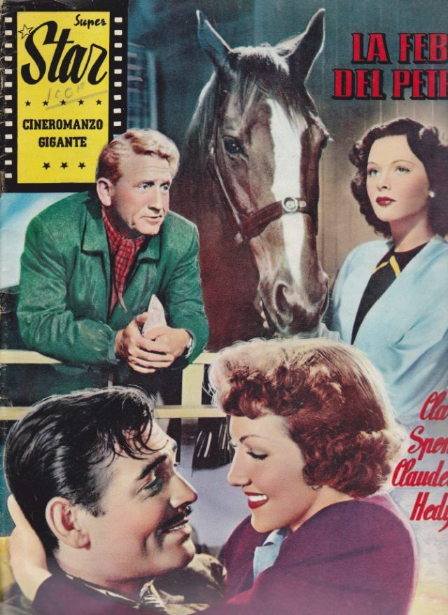 SUPER STAR CINEROMANZO GIGANTE magazine side cover Issue 37 March 1958