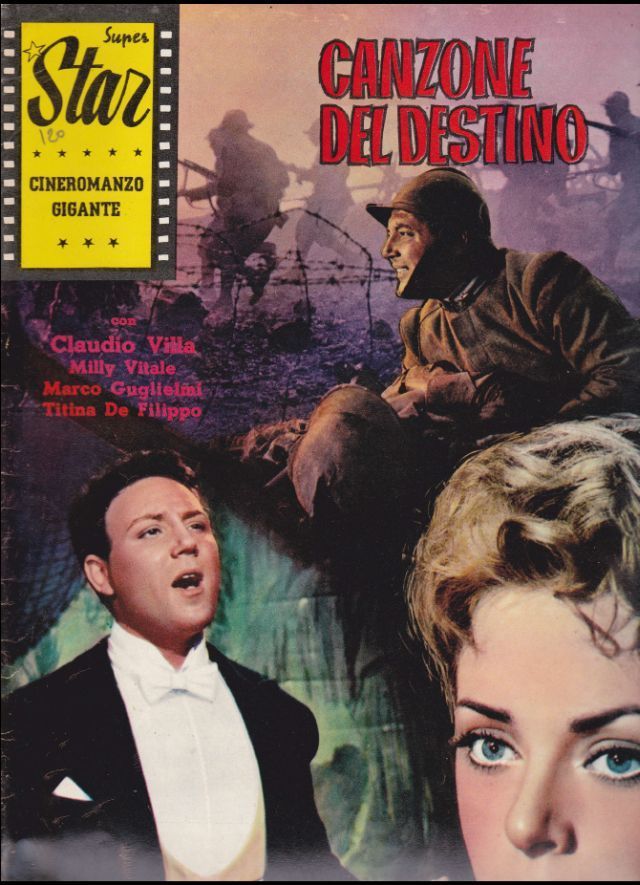 SUPER STAR CINEROMANZO GIGANTE magazine side cover Issue 55 April 1959