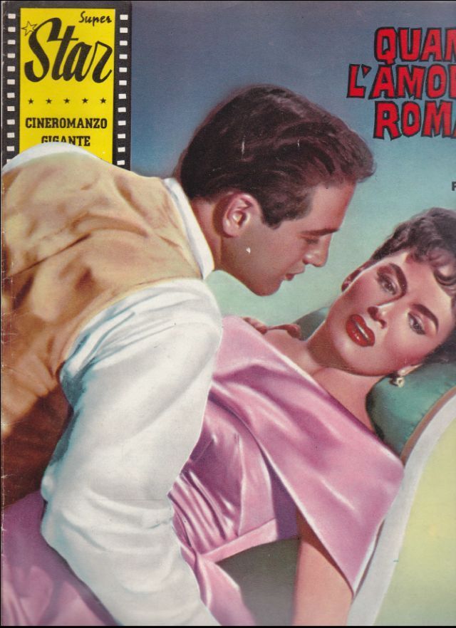 SUPER STAR CINEROMANZO GIGANTE magazine side cover Issue 64 January 1960