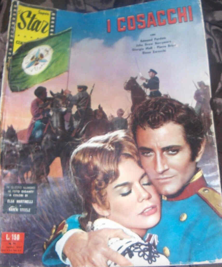 SUPER STAR CINEROMANZO GIGANTE magazine side cover Issue 71 August 1960