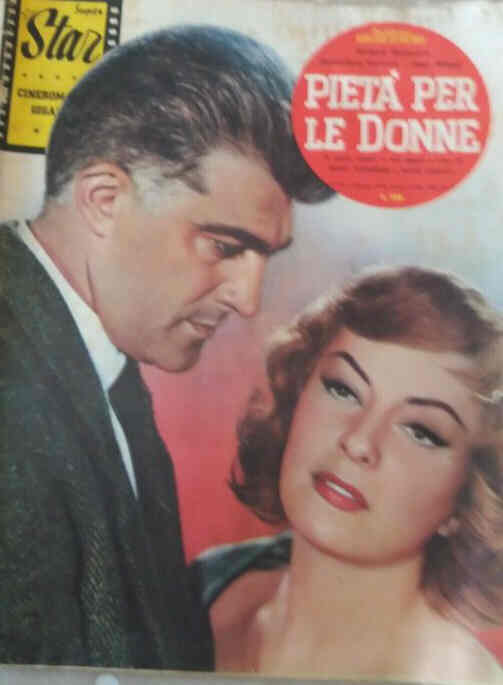 SUPER STAR CINEROMANZO GIGANTE magazine side cover Issue 93 June 1962