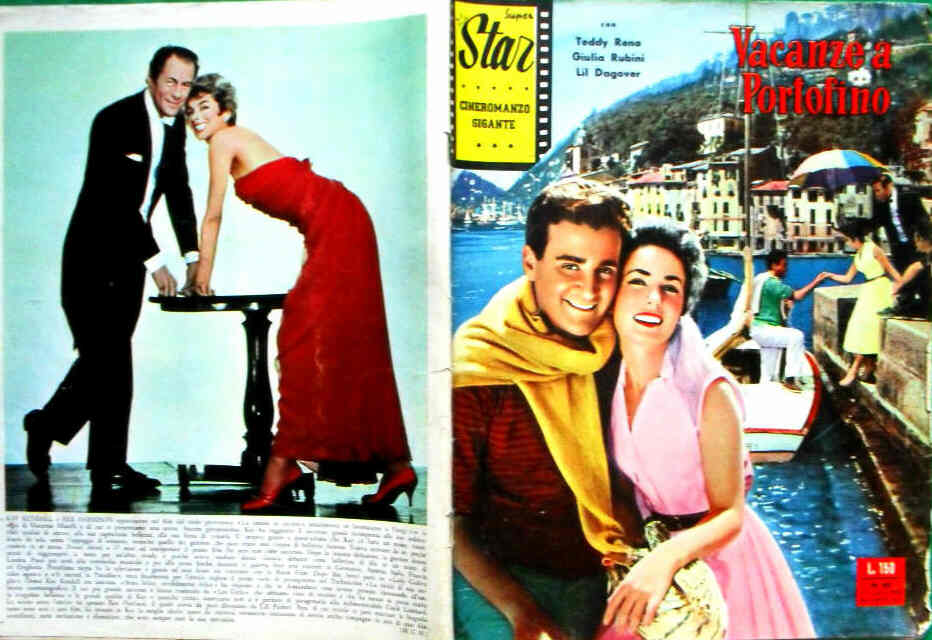 SUPER STAR CINEROMANZO GIGANTE magazine side cover Issue 46 July 1958