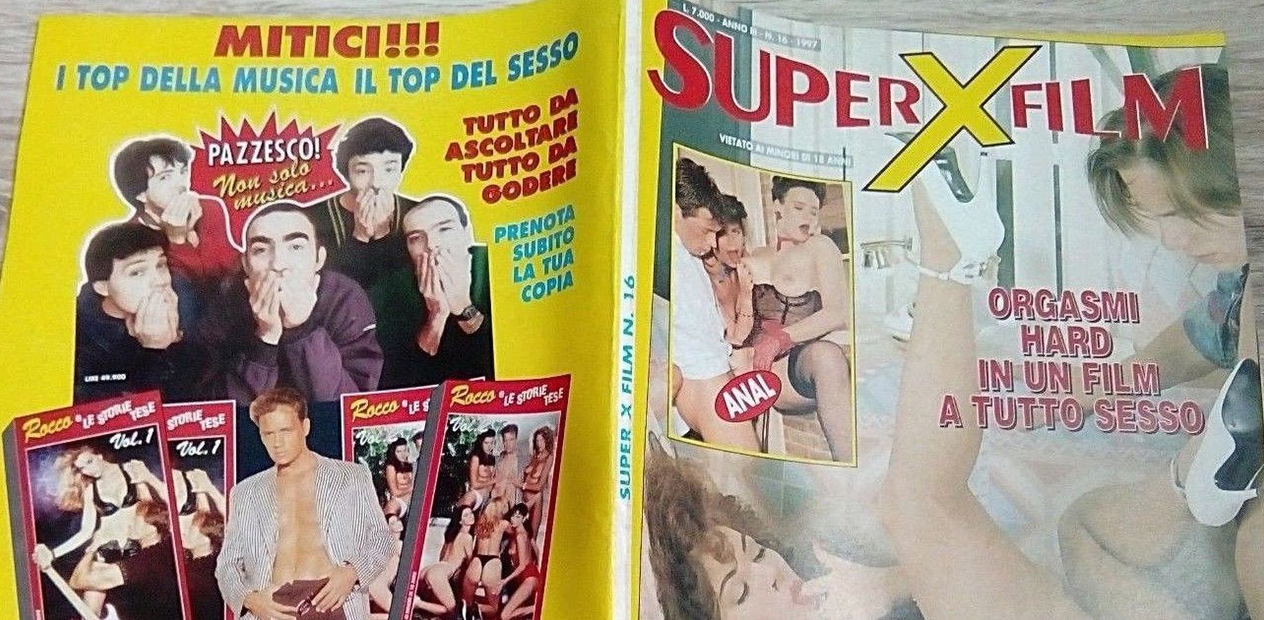 SUPER X FILM magazine side cover Issue 16   1997