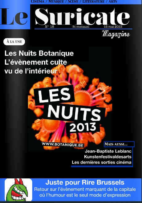 SURICATE | LE magazine side cover Issue 18 15 May 2013