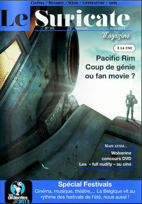 SURICATE | LE magazine side cover Issue 22 August 2013