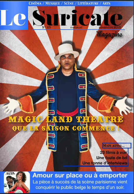 SURICATE | LE magazine side cover Issue 25 November 2013