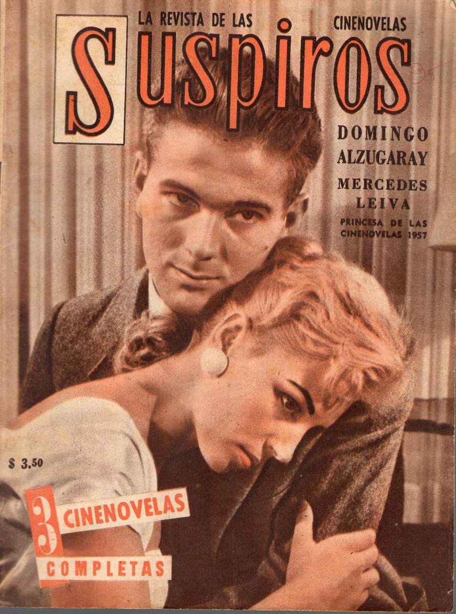 SUSPIROS magazine side cover Issue 25 26 June 1958