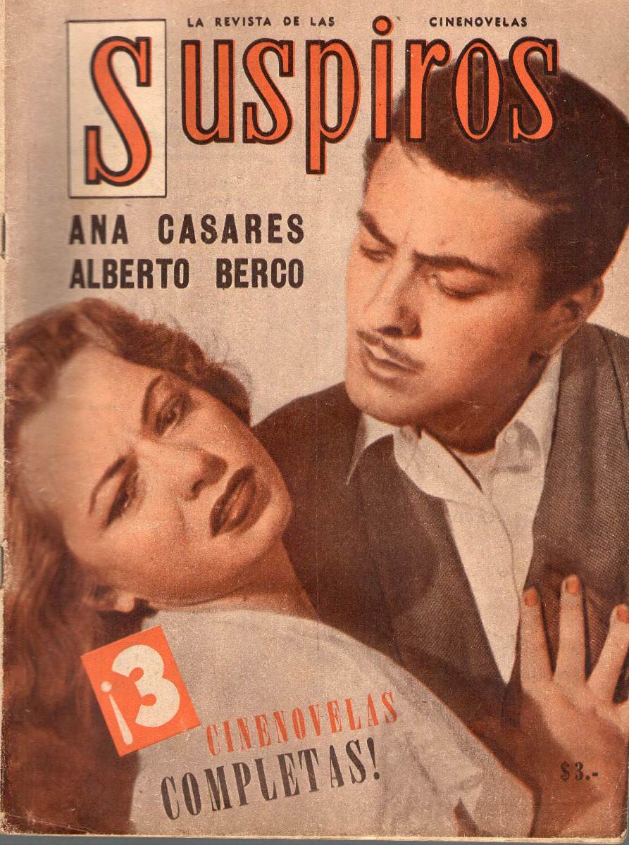 SUSPIROS magazine side cover  1960