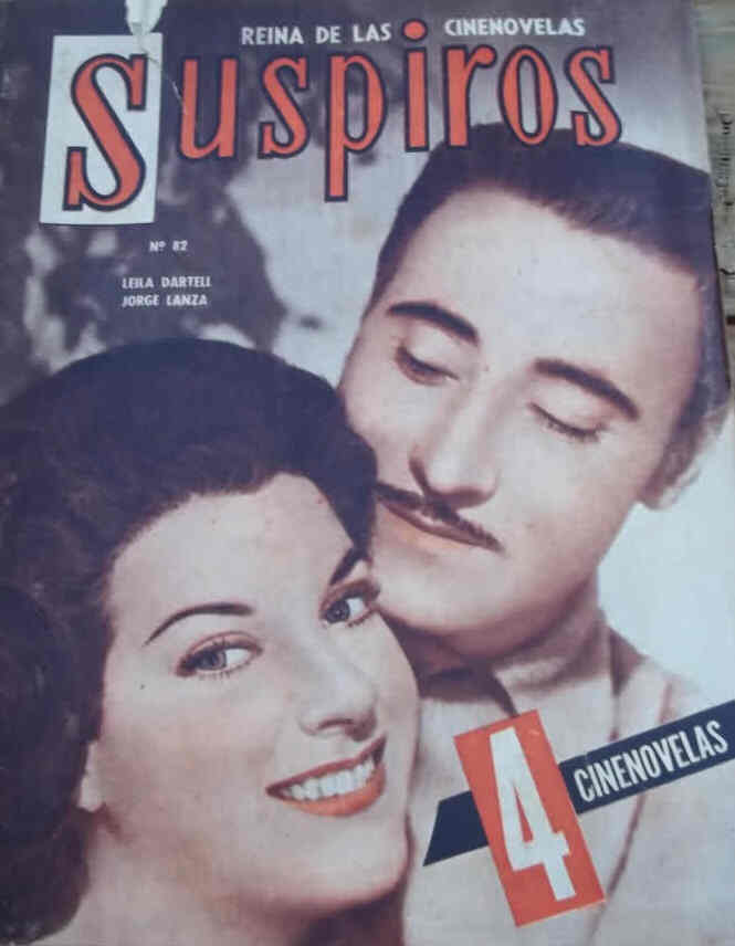 SUSPIROS magazine side cover Issue 82 August 1959