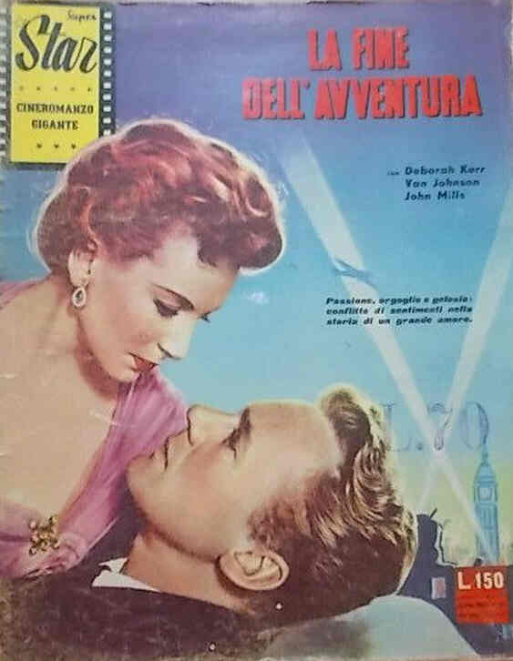 SUPER STAR CINEROMANZO GIGANTE magazine side cover Issue 15  January 1957